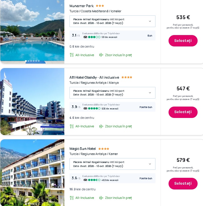 All Inclusive Turcia