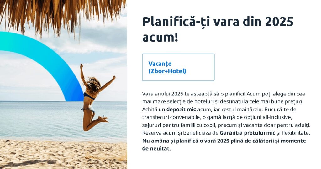 Oferta vacnata vara agentii turism esky