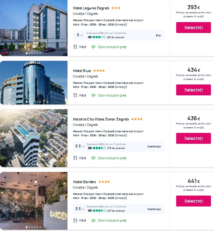 vacanta in Croatia , descopera zagreb, vacanta pasti 2025