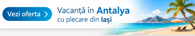 vacanta antalya cu zbor din Iasi