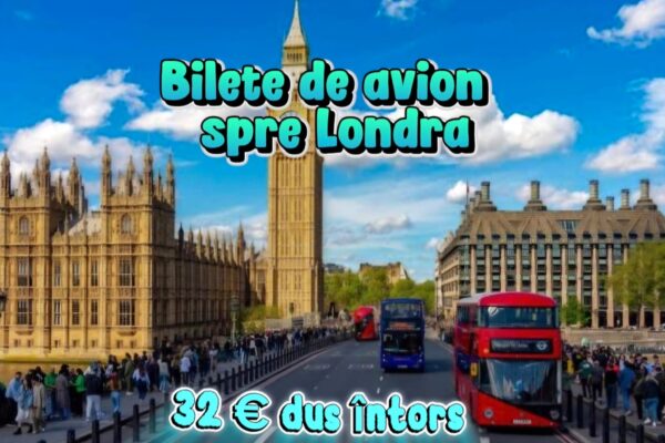 bilete avion low cost Londra