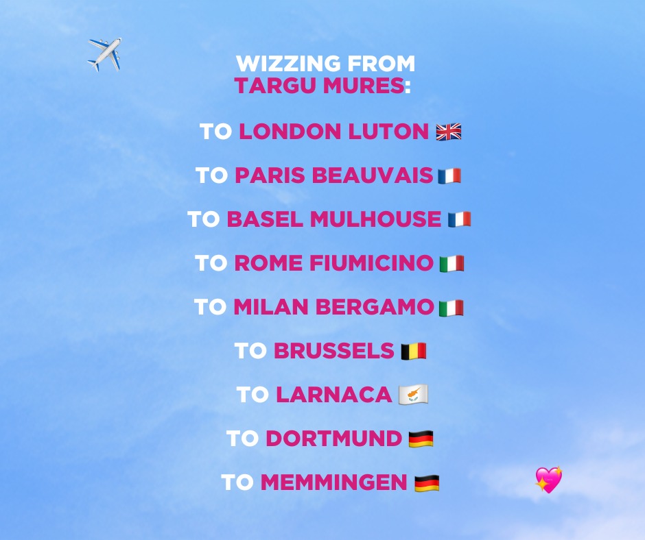 Zboruri noi din Târgu Mureș