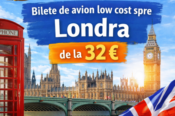 bilete avion low cost Londra