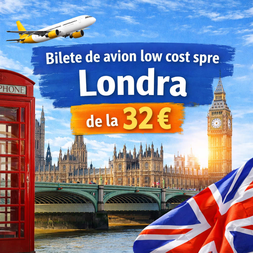 bilete avion low cost Londra