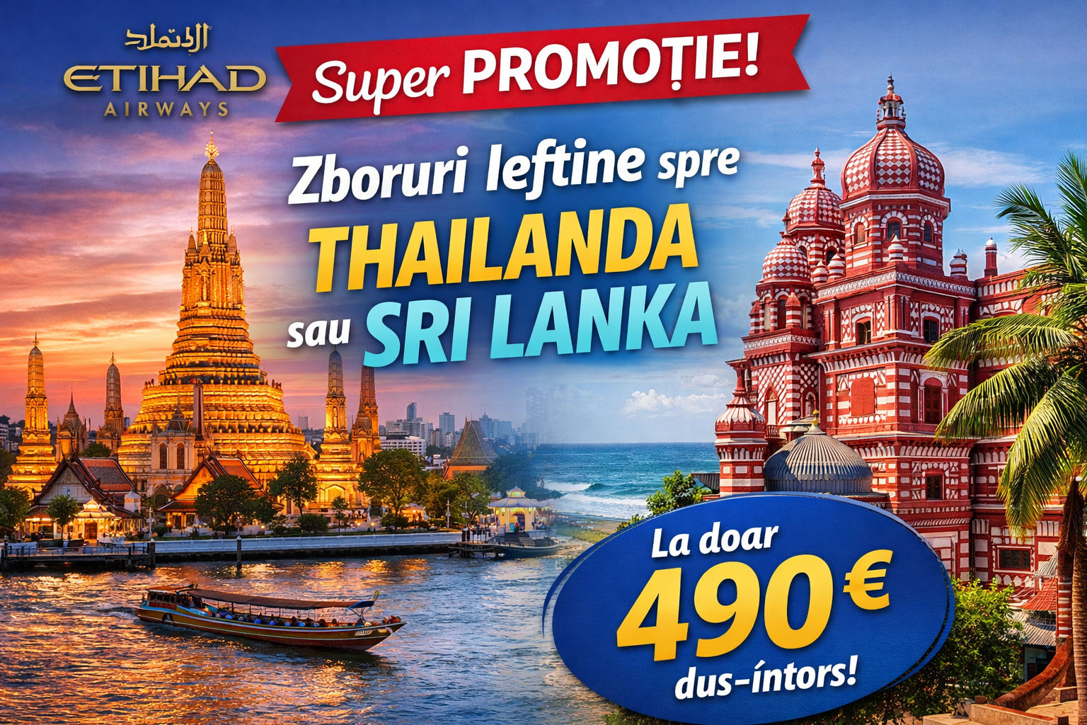 zboruri ieftine spre Thailanda